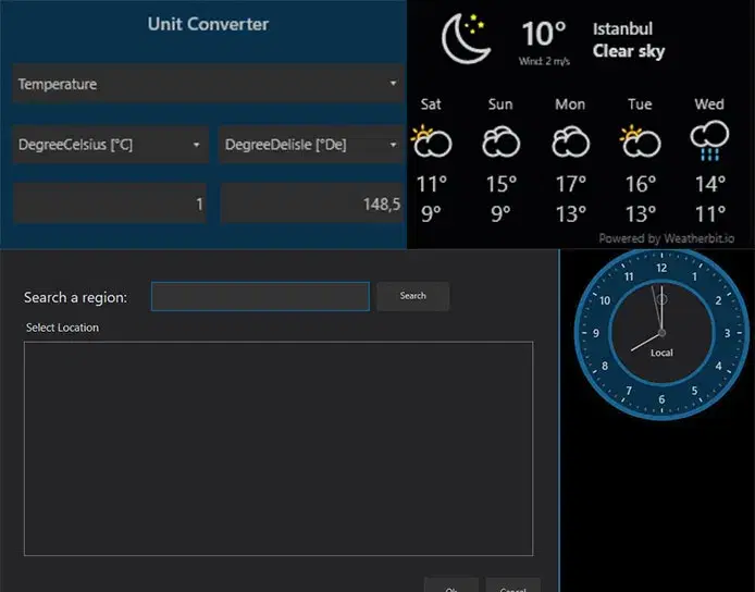 Windows 10 Masaüstüne Widget Ekleme