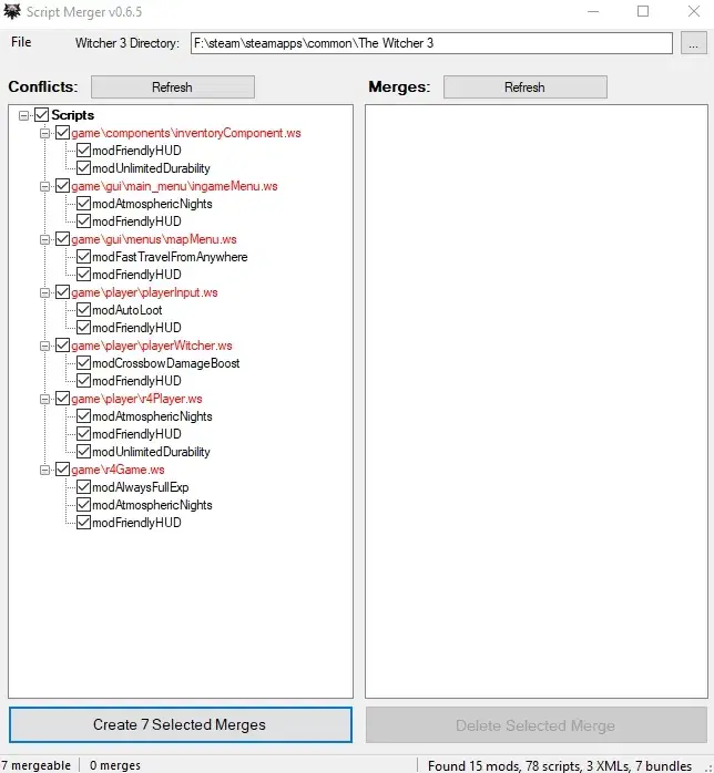 Witcher Script Merger nasıl kullanılır